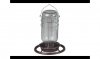 Futter- Wasserautomat, -Silo aus Glas, 700gr